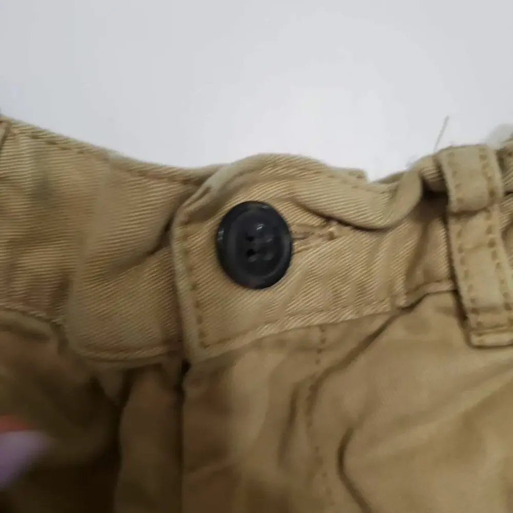 The Childrens Place Bottoms Boy 4 Chino Shorts Brown Flat Front Adjustable Waist